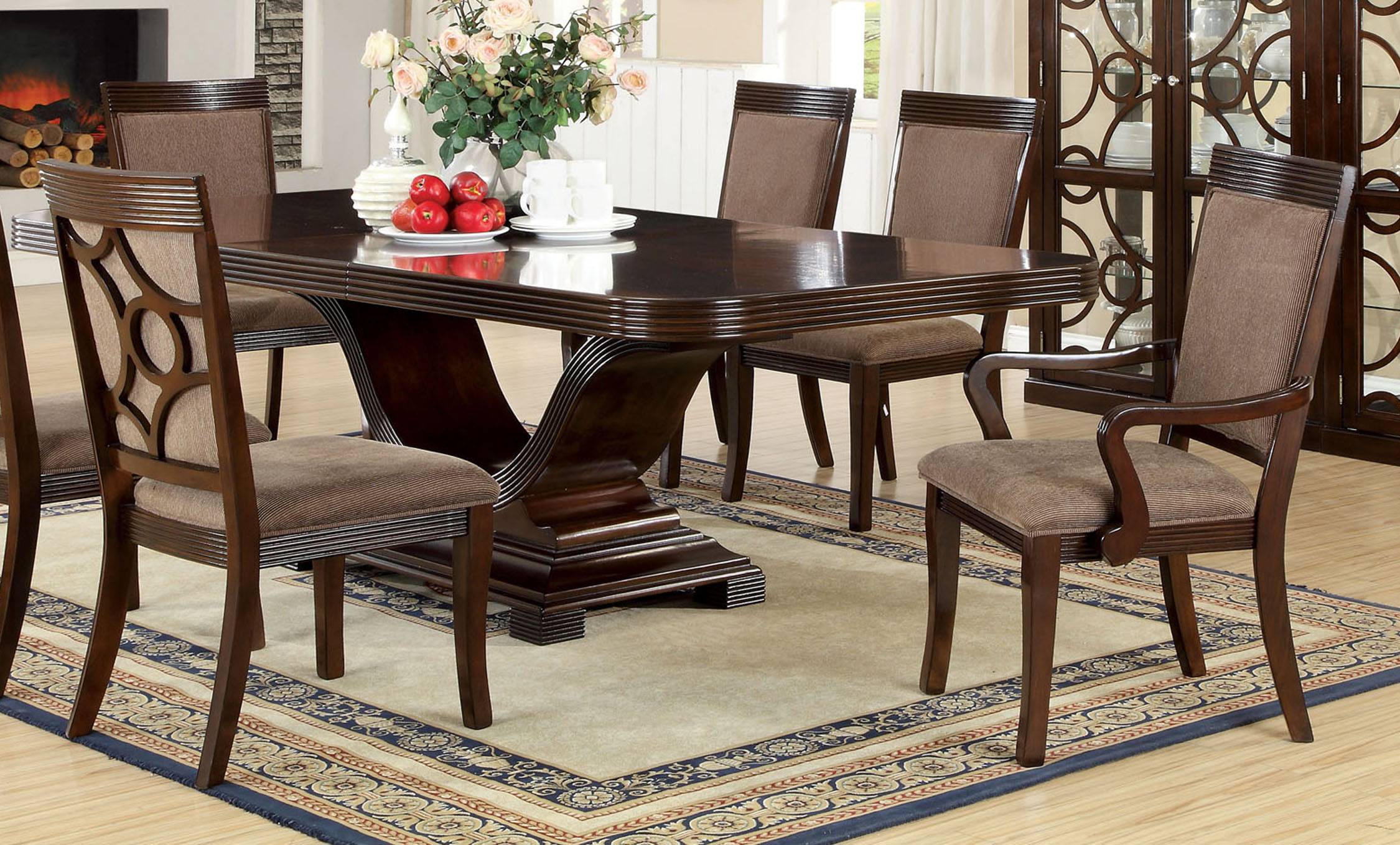 Evelyn Contemporary Padded Side Chairs (Set of 2)